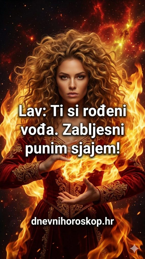 Lav – Dnevni Horoskop: Rođeni vođa u sjaju